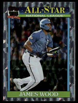 2026 Topps #91AS-42 James Wood 1991 35th Anniversary All-Stars Crackle