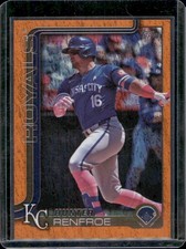 2025 Topps Hunter Renfroe #598 Orange Holo Foil Parallel #1/25