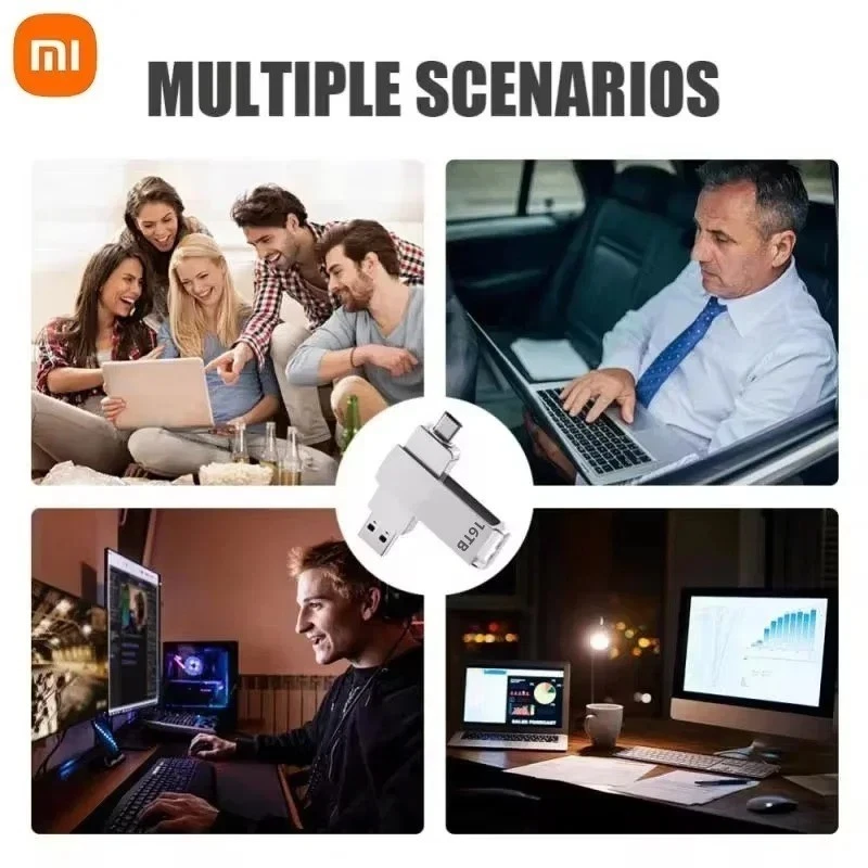 16TB USB 3.2 Metal Flash Drive High Speed Waterproof Memory Stick for PC Laptop - Image 4 of 4