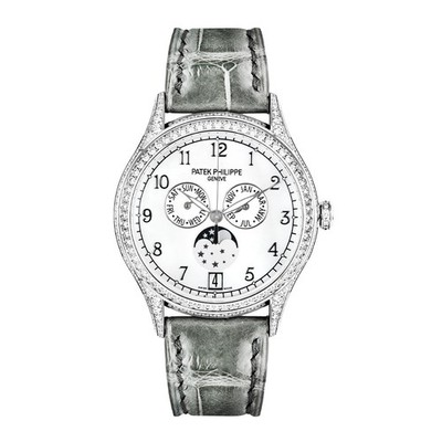 Patek Philippe Complications Watch 38MM Mother of Pearl Arabic Numerals Dial ...