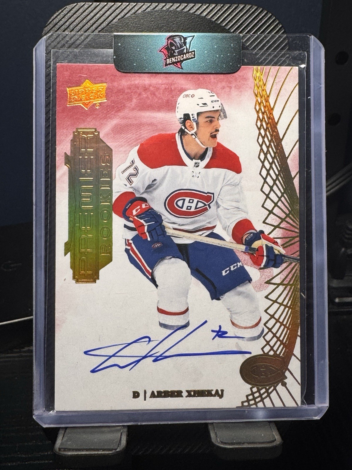 2022-23 Upper Deck Premier - Rookies Arber Xhekaj #143 Autographs (AU, RC)