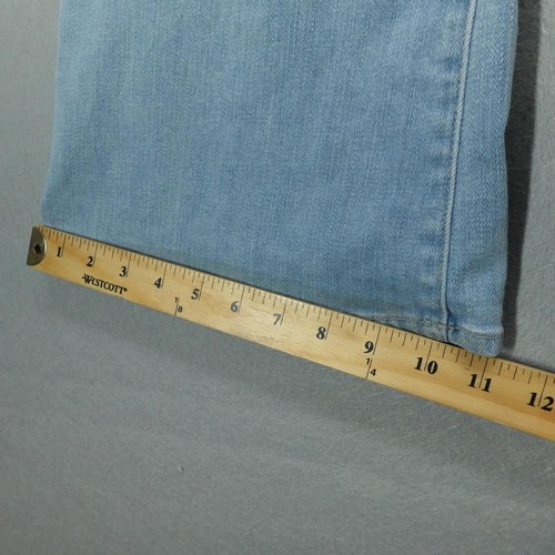 L'Agence Jeans Womens 32 Light Wash Flare High Rise Stretch Denim Blue USA Made - Picture 8 of 14