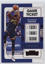 2021-22 Panini Contenders Game Ticket Red Draymond Green #40 19fp