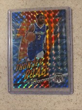 Kyrie Irving 2023 Panini Mosaic Blue Mosaic Prizm /99 SP Dallas Mavericks