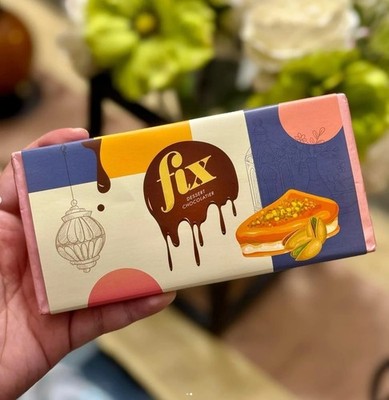 FIX DUBAI CHOCOLATE 200g Milk Chocolate with Rich Filling
