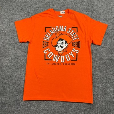 NEW OSU Oklahoma State Cowboys Shirt Medium 20x27 Orange