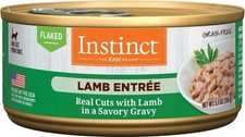 Instinct Flaked Lamb In Savory Gravy Grain Free Cat Food 5.5oz/12pk 7.27 per gallon