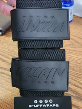 Tuff Villain Wrist Wraps 16” Black Belt Loop Tightening System - New