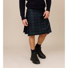 O'Neill of Dublin Black Watch 100 Worsted Wool Men's Kilt Ireland 38