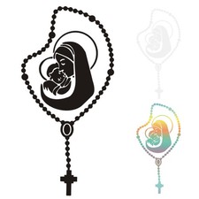 MUM  BABY Car Vehicle Bumper Safety Vinyl Sticker Decal Religious Faith Decal