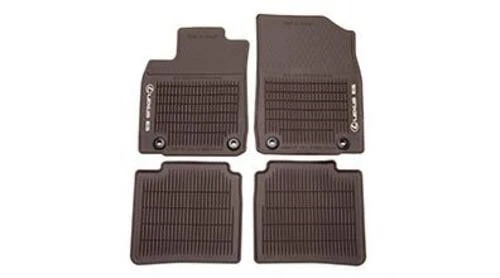 2016-2018 Lexus ES350/ES300H All Weather Floor Mats OEM 4pc Brown PT908-33160-40 - Image 2 of 4