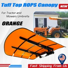 Tractor Canopy For Tractors Mowers ROPS Replace for Tuff Top 52"x52" Orange