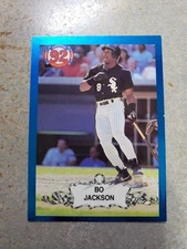 Bo Jackson Chicago White Sox 1992 American Sports Blue Border WOW NM