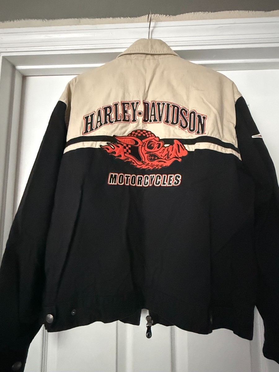 ジャケット・アウター Harley-Davidson HOG MA-1 MADE IN USA Harley Davidson Road Hog Vintage Jacket Men's Large | eBay