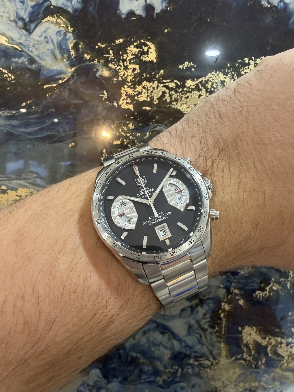 TAG Heuer Grand Carrera Automatic Chronograph Calibre 17 Mens Watch CAV511A