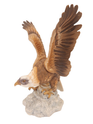 Eagle Figurine-Claws Ready to Attack-J Byron Arnart-Royal Crown-1984