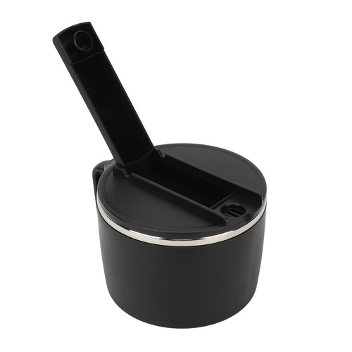 (1200ml) 304 Stainless Steel Student Fast Food Cup Portable Lunch Box Black - Bild 10 von 24