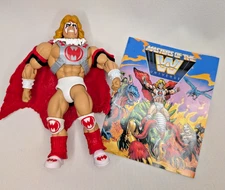 Masters Of The WW Universe Ultimate Warrior Figure NM +booklet MOTU He-Man Style