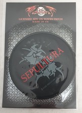 Sepultura - Logo Rund Patch Aufnäher 9x9cm N...
