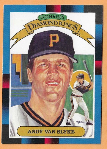 ANDY VAN SLYKE PITTSBURGH PIRATES DIAMOND KINGS #18 - DONRUSS NM-MT 1988