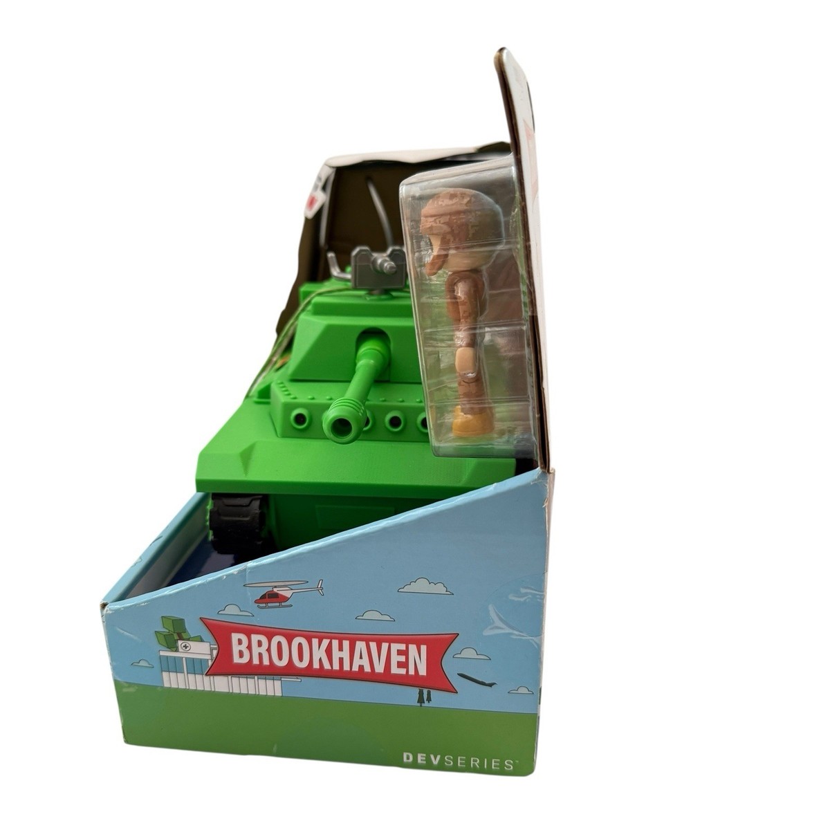 DevSeries Brookhaven Feature Tank with Camo Soldier Virtual Item