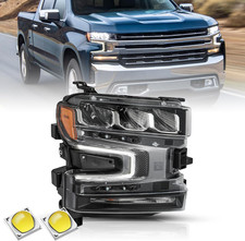 LED Headlight Assembly for 2019-2021 Chevy Silverado 1500 Factory OE Replacement