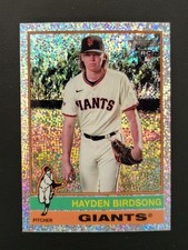 2025 Topps Heritage - Hayden Birdsong #324 Chrome Silver Sparkle Refractor (RC)