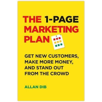 The 1 Page Marketing Plan by Allan Dib 2019 Paperback New