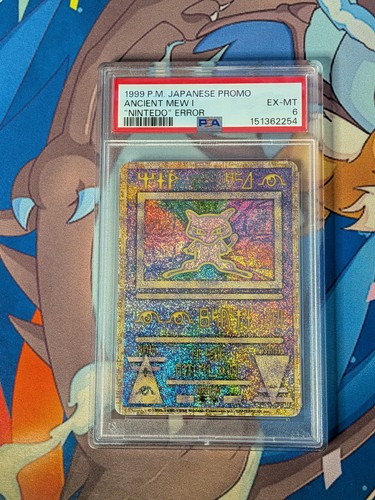 PSA 6 1999 POKEMON JAPANESE ANCIENT MEW I PROMO "NINTEDO" ERROR USA SELLER!