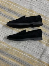 Graceland Womens Black Loafers Slip On Shoes Smart Casual Flat Shoes Size 6