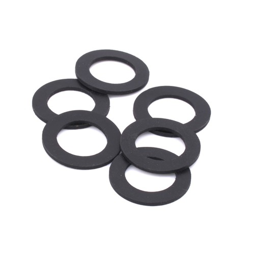 5/8" ID x 1" OD 1/16" Thick Black Rubber Flat Washers Various Package Sizes - Picture 5 of 6