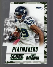 2015 Score - Playmakers Doug Baldwin #3 Green Camo
