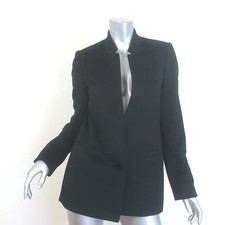 Stella McCartney Cashmere Single-Breasted Blazer Black Size 42