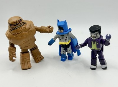 3 Minimates Clayface Batman Joker 2-3 Inches