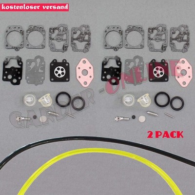 2 Vergaser Membran Reparatursatz Motorsense BC52 BC520 für Forester Fuxtec Brast