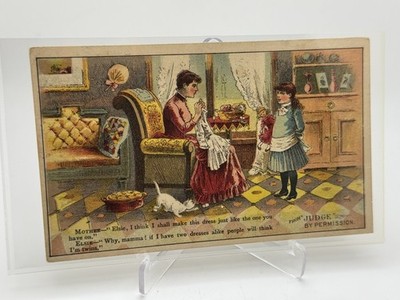 1880's Victorian Trade Card Buckles Ariosa Coffee New York 5x3