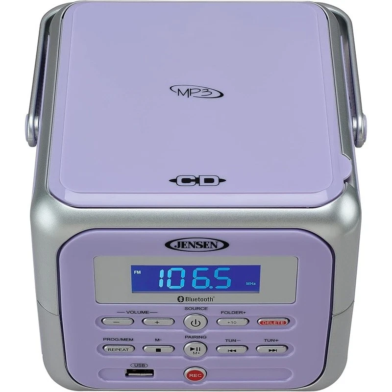 Top Loading CD MP3 Player Bluetooth FM Radio USB Recording Stereo Audio Stream - Image 3 of 4
