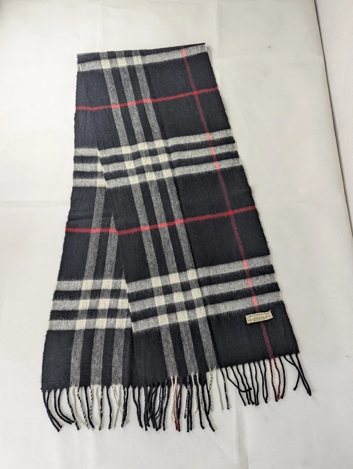 BURBERRY кашемир чек клетку шарф - Nova черный - подлинный - роскошь купить - Изображение 3 из 4