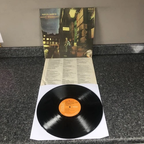 LP DAVID BOWIE THE RISE & FALL OF ZIGGY STARDUST SF 8287 UK 1ST PRESS EX+/EX+