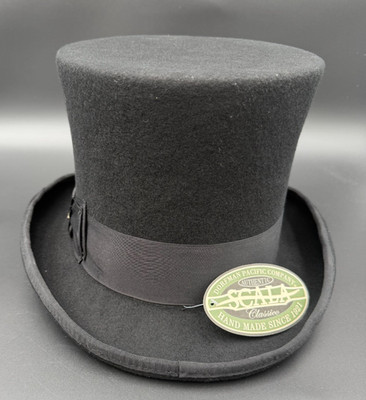 TOP HAT SCALA WOOL LARGE - NEW WITH TAGS Black  - Formal, Party, Costume