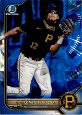 Lonnie White Jr. 2022 Bowman Chrome Prospects Sapphire #BCP-246 Pittsburgh