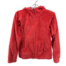 Patagonia Hooded Fleece Full Zip Jacket Women's Medium Coral