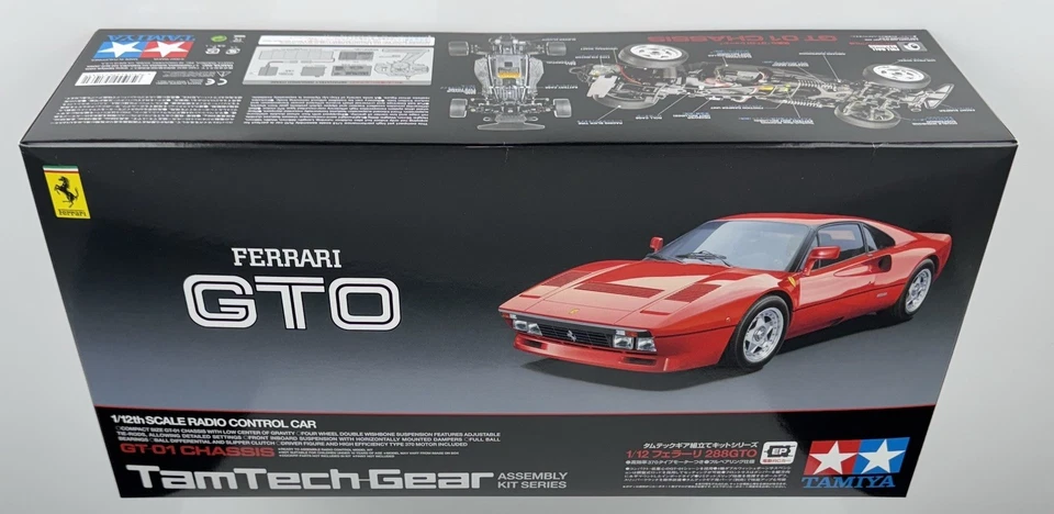 Tamiya 1:12 Ferrari 288 GTO TamTechGear Assembly Kit Series GT-01 Chassis RC NEW - Image 2 of 4