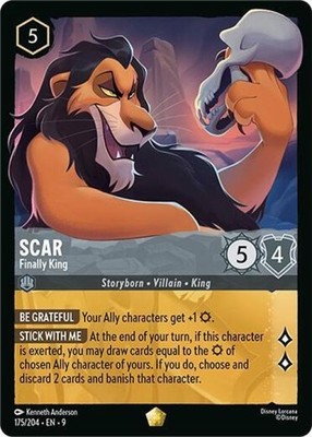 ~ Scar - Finally King ~ NM ~ Fabled ~