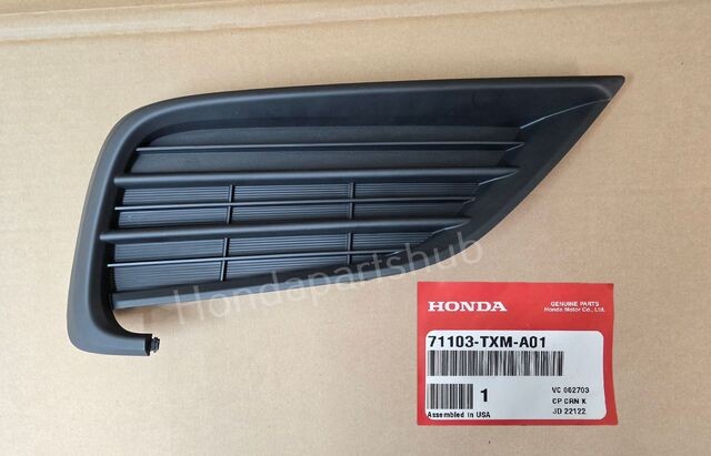 2019-2022- HONDA INSIGHT RIGHT (PASSENGER) FRONT FOGLIGHT COVER