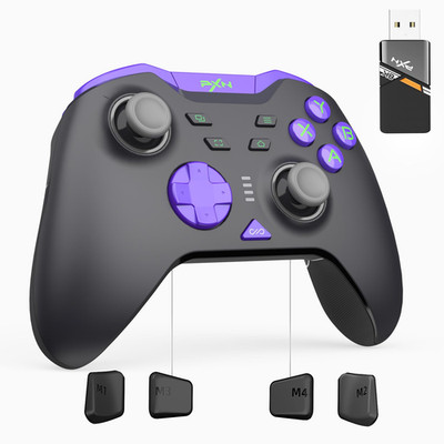 PXN P5 8K Wireless Gaming Controller, Capacitive Joystick, 2.4G PC Controller, H
