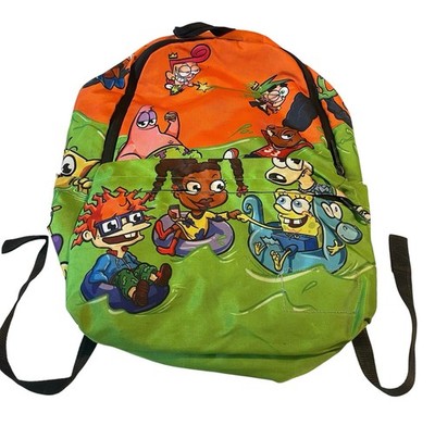 Space Junk 18.5 in Nickelodeon Slime Surfers Backpack Adjustable