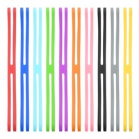 6 Zoll H-Band Silikon-GummibäNder, 10 StüCk Starke Elastische SilikonbäNder