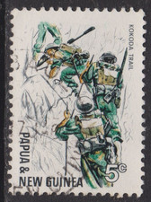 Papua New Guinea 1967 Kokoda Trail 5c Fine Used SG 118 VGC