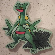 Sceptile 254 Pok mon Wooden Plaque 10"x9"